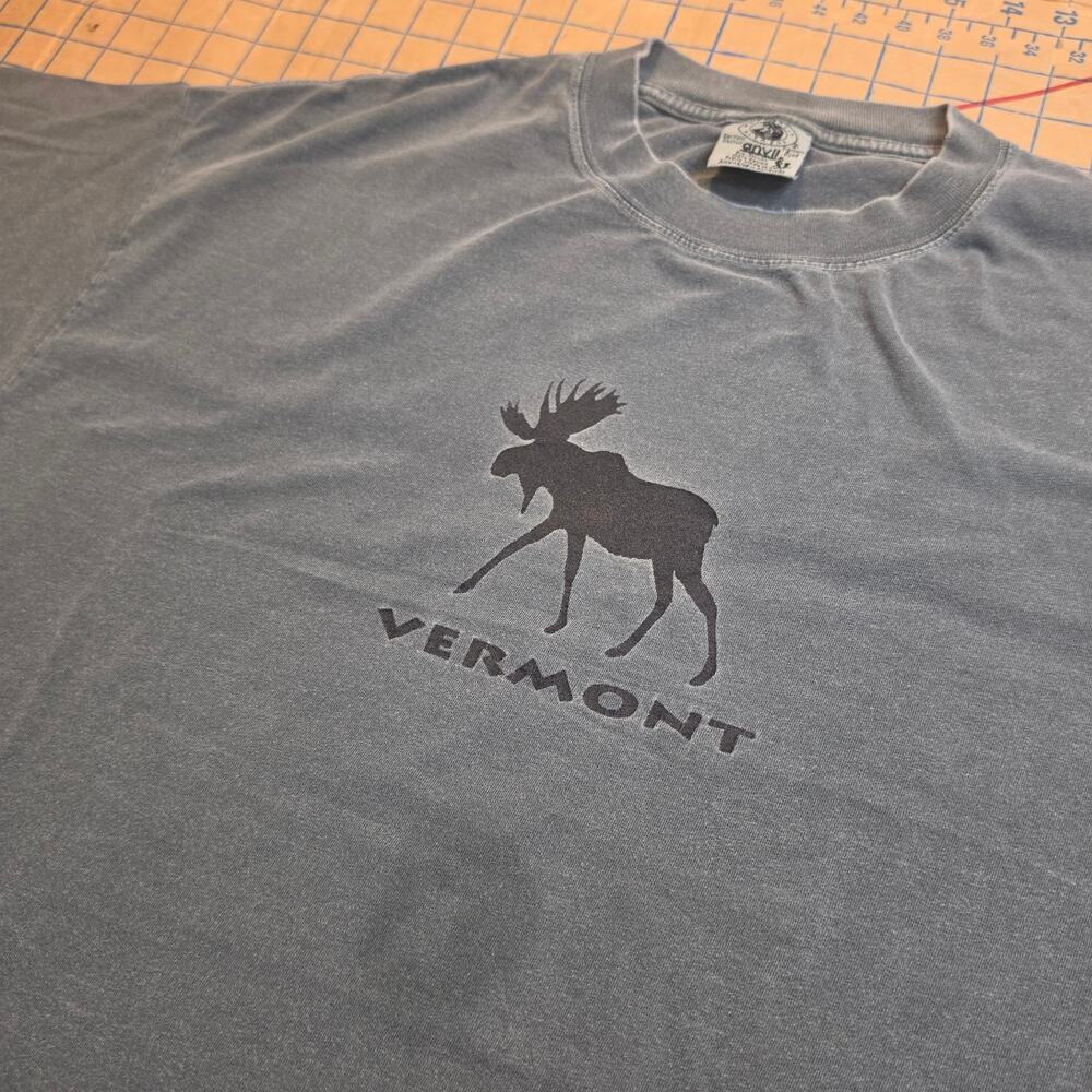 Anvil Vermont Moose T-Shirt Grey XL Gorpcore